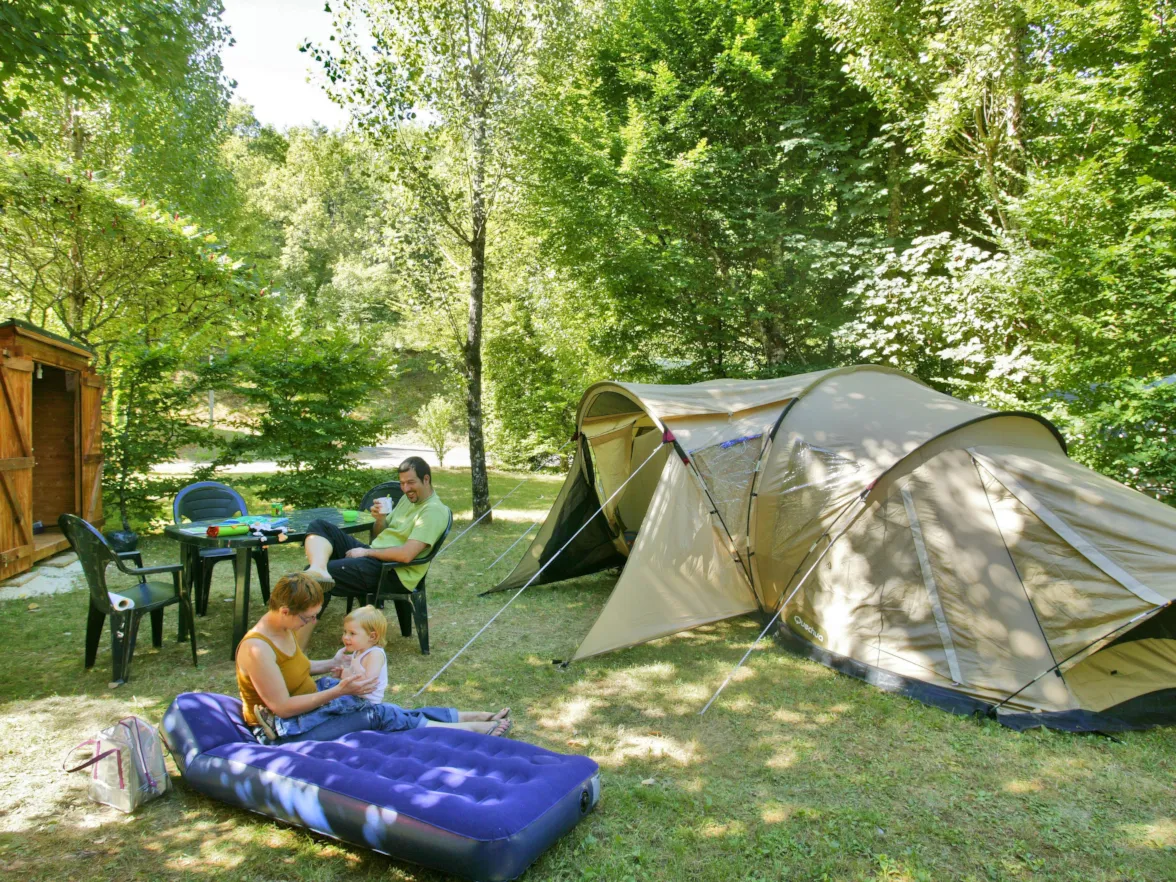 tentplaats camping aquitaine