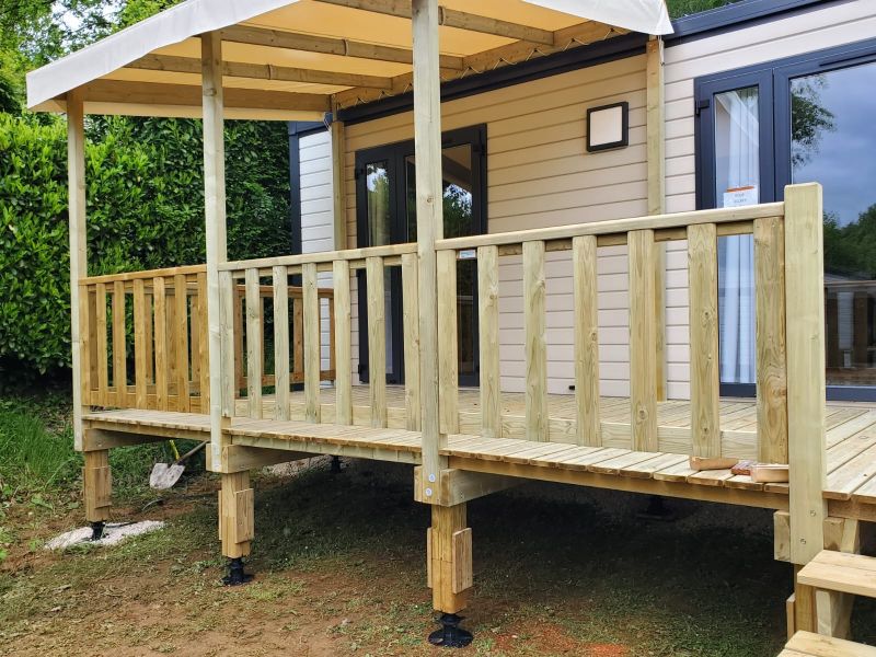 mobil-home dans le perigord noir