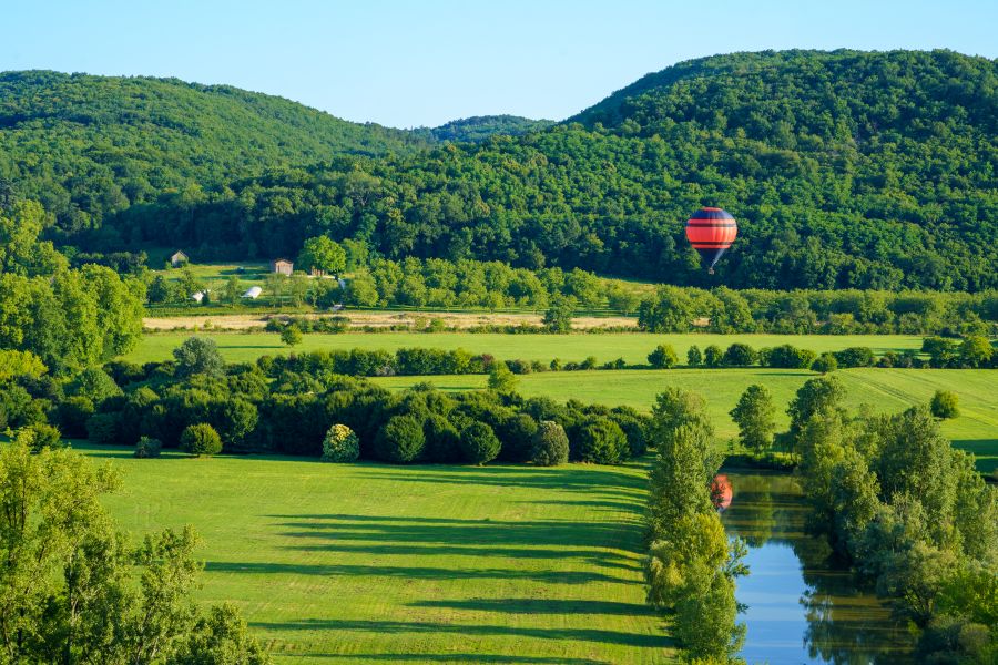 montgolfière périgord